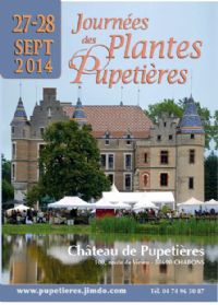 Journées des plantes à Pupetieres. Du 27 au 28 septembre 2014 à Chabons. Isere.  10H00